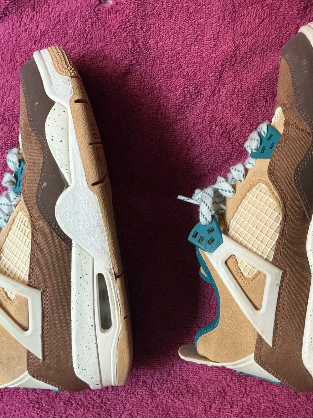 Jordan Sneakers in Teal with White Branding
